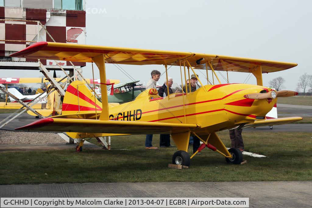 G-CHHD, 2012 TLAC Sherwood Ranger XP C/N LAA 237A-15054, Sherwood Ranger XP at The Real Aeroplane Company's Spring Fly-In, Breighton Airfield, April 2013.