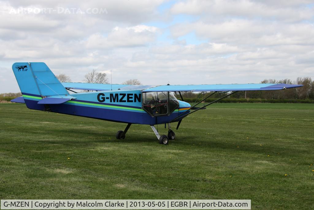 G-MZEN, 1996 Rans S-6ESD Coyote II C/N PFA 204-12823, Rans S6-ESD at The Real Aeroplane Club's May-hem Fly-In, Breighton Airfield, May 2013.