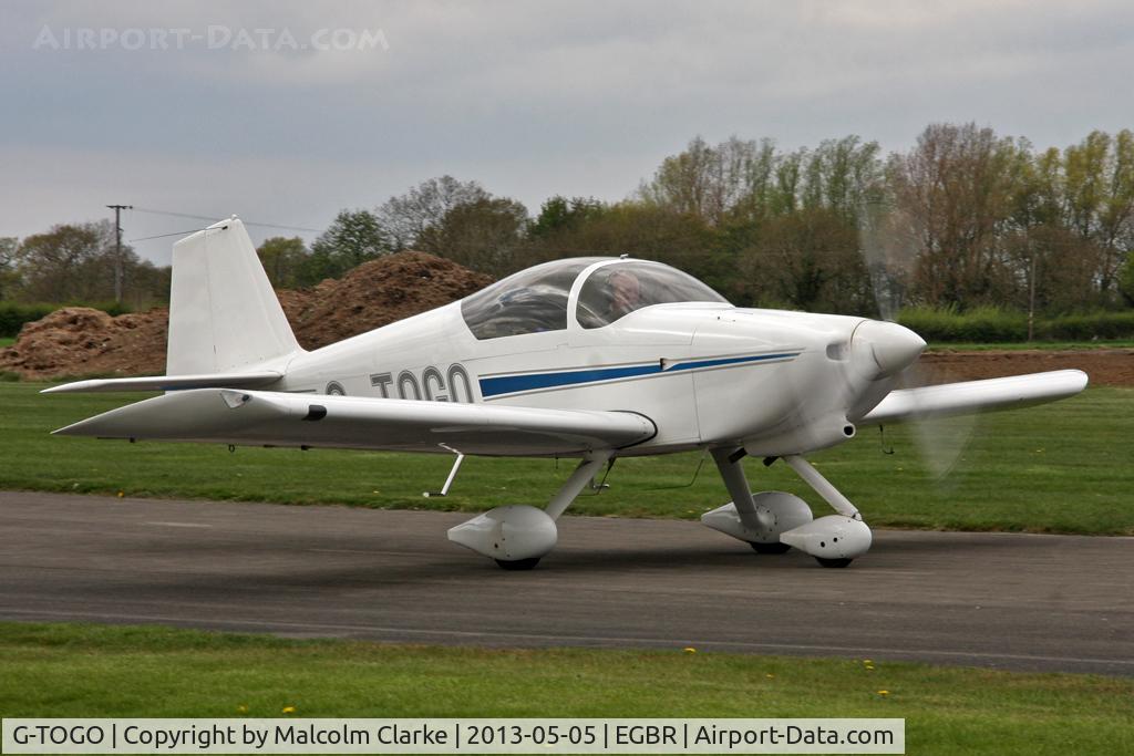 G-TOGO, 2003 Vans RV-6A C/N PFA 181A-13447, Vans RV-6A at The Real Aeroplane Club's May-hem Fly-In, Breighton Airfield, May 2013.