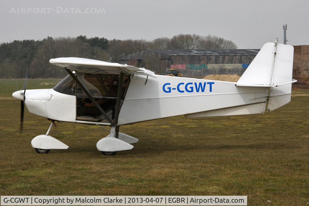 G-CGWT, 2008 Best Off SkyRanger Swift 912(1) C/N BMAA/HB/567, Skyranger Swift 912(1) at The Real Aeroplane Club's Spring Fly-In, Breighton Airfield, April 2013.