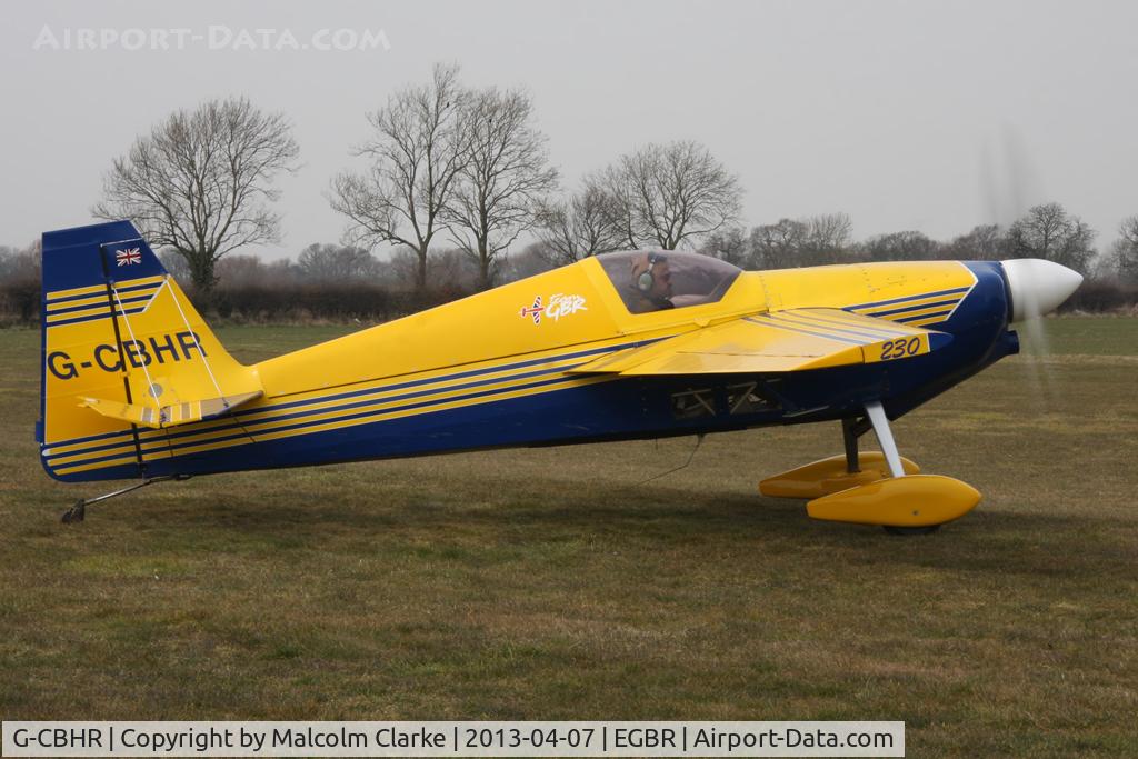 G-CBHR, 1993 Stephens Akro Laser Z200 C/N Q056, Laser Z200 at The Real Aeroplane Club's Spring Fly-In, Breighton Airfield, April 2013.