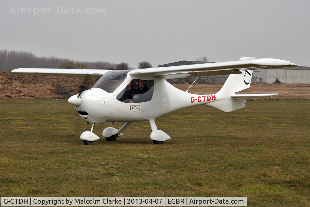 G-CTDH, 2003 Flight Design CT2K C/N 7939, Flight Design CT2K at The Real Aeroplane Club's Spring Fly-In, Breighton Airfield, April 2013.