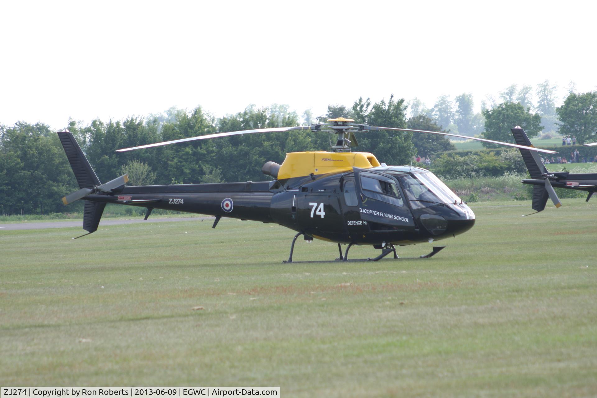 ZJ274, 1997 Eurocopter AS-350BB Squirrel HT1 Ecureuil C/N 3008, RAF Cosford Airshow