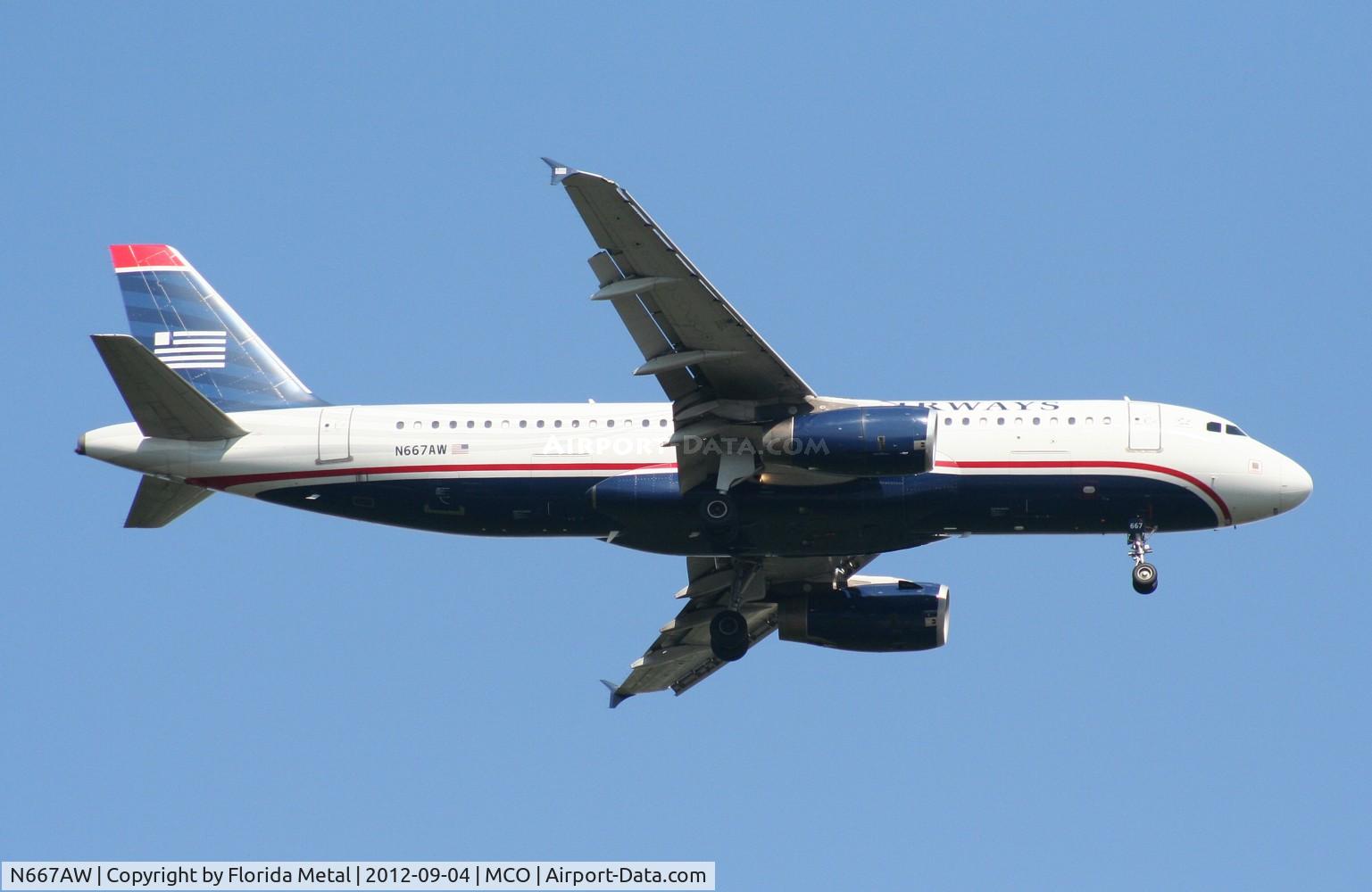 N667AW, 2002 Airbus A320-232 C/N 1710, US Airways A320