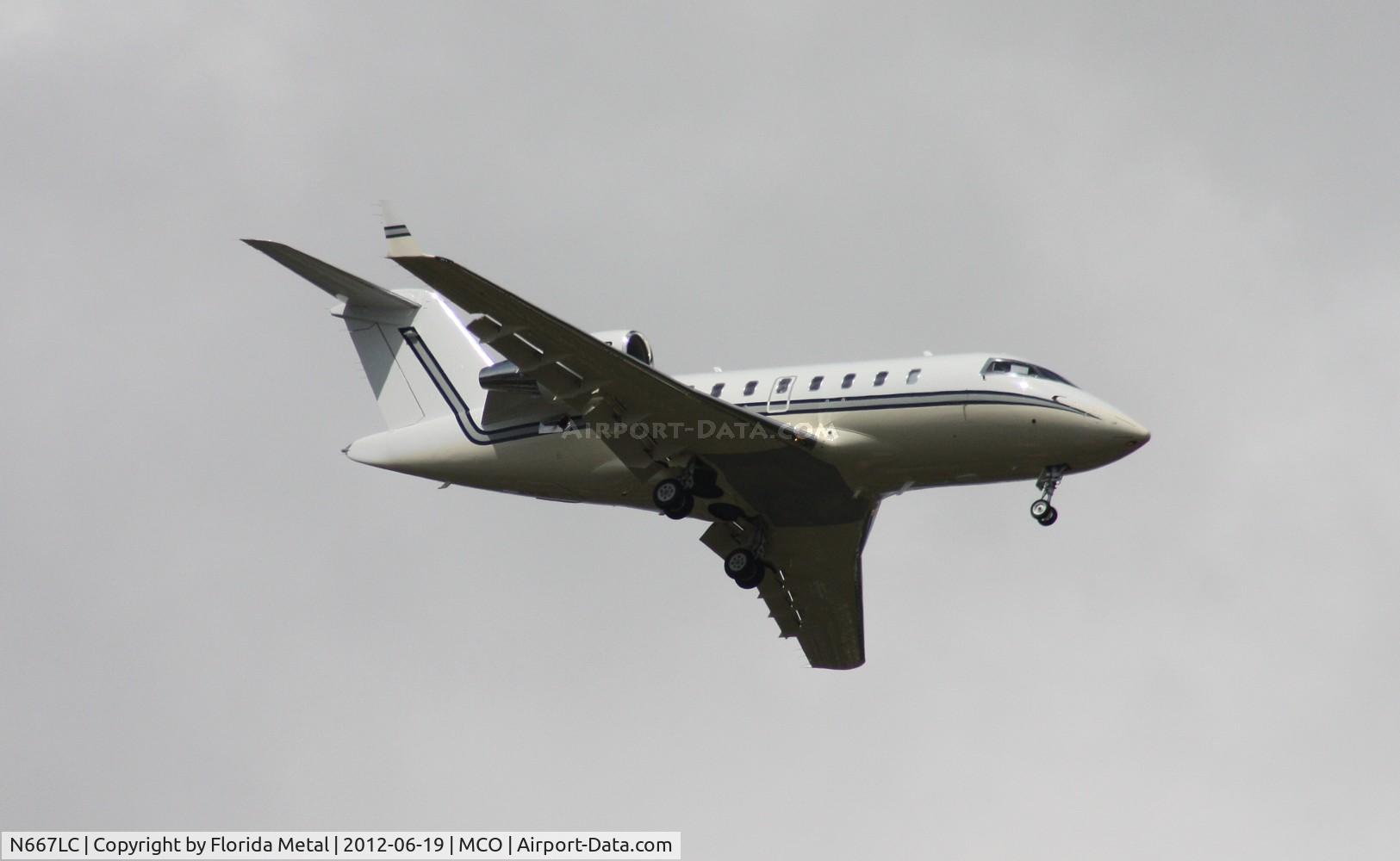N667LC, 2007 Bombardier Challenger 604 (CL-600-2B16) C/N 5740, Challenger 601