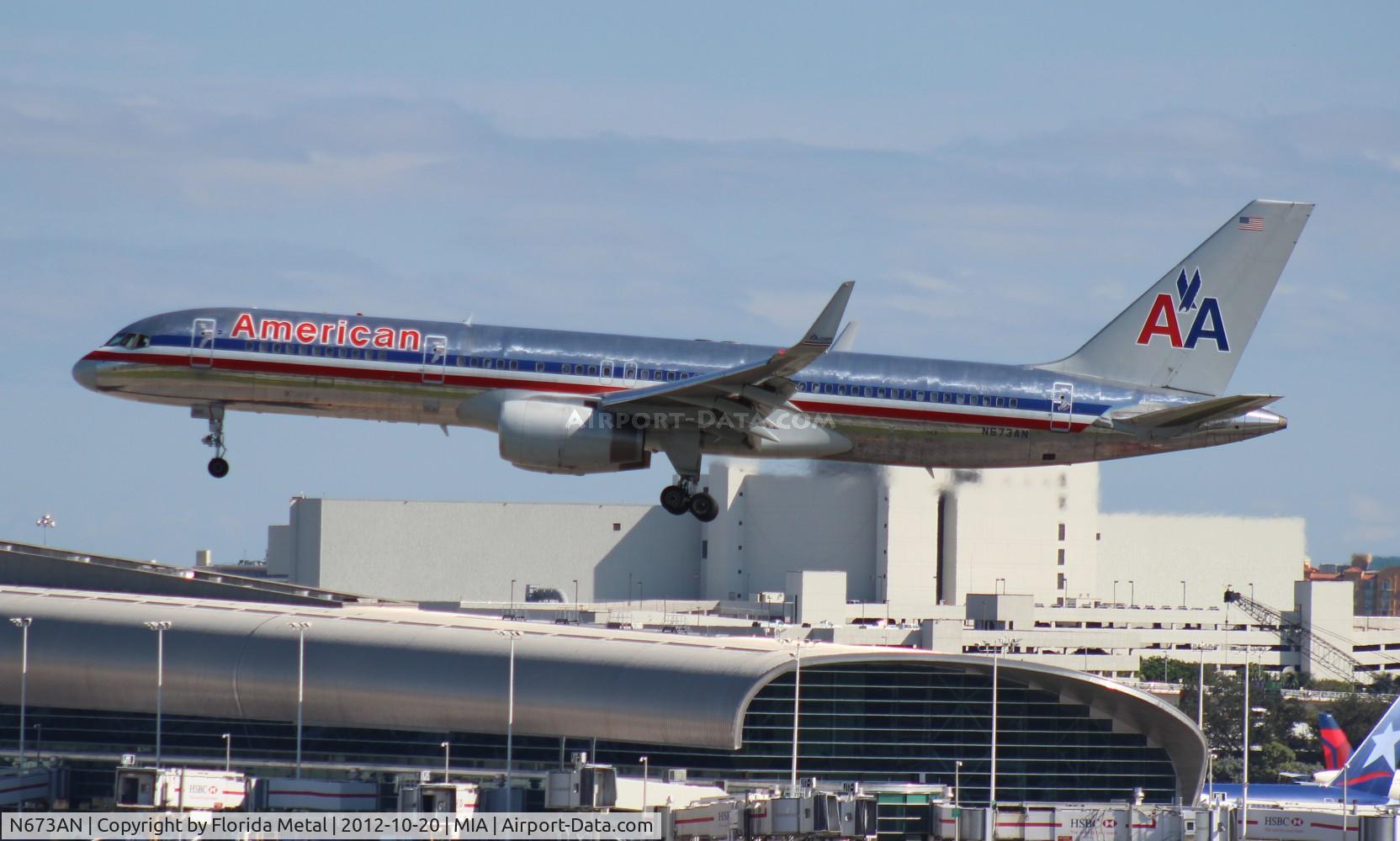 N673AN, 1998 Boeing 757-223 C/N 29423, American 757