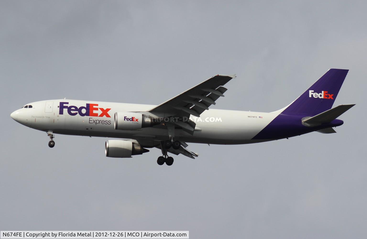 N674FE, 1997 Airbus A300F4-605R C/N 781, Fed Ex A300