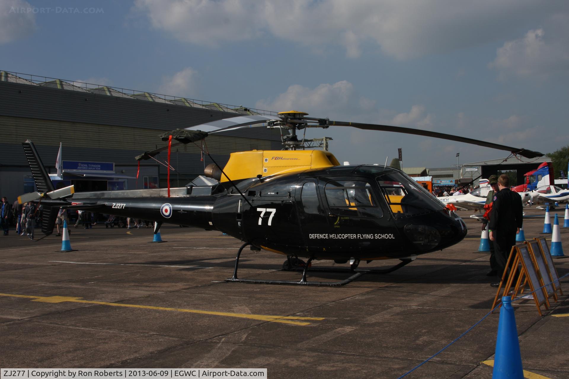 ZJ277, 1997 Eurocopter AS-350BB Squirrel HT1 Ecureuil C/N 3017, RAF Cosford Airshow