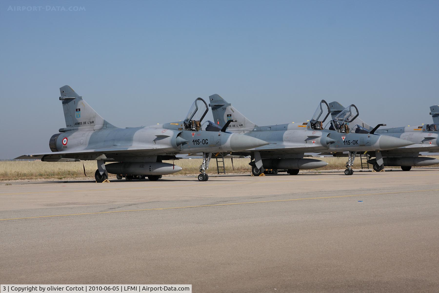 3, Dassault Mirage 2000C C/N 3, 115-OG, Istres airshow 2010