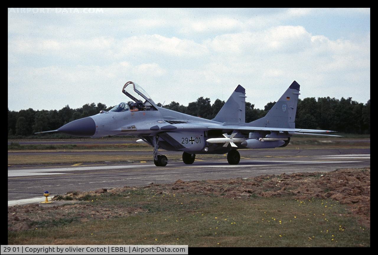 29 01, 1988 Mikoyan-Gurevich MiG-29G C/N 2960525106/3412, Returning from mission, Tiger meet 2001