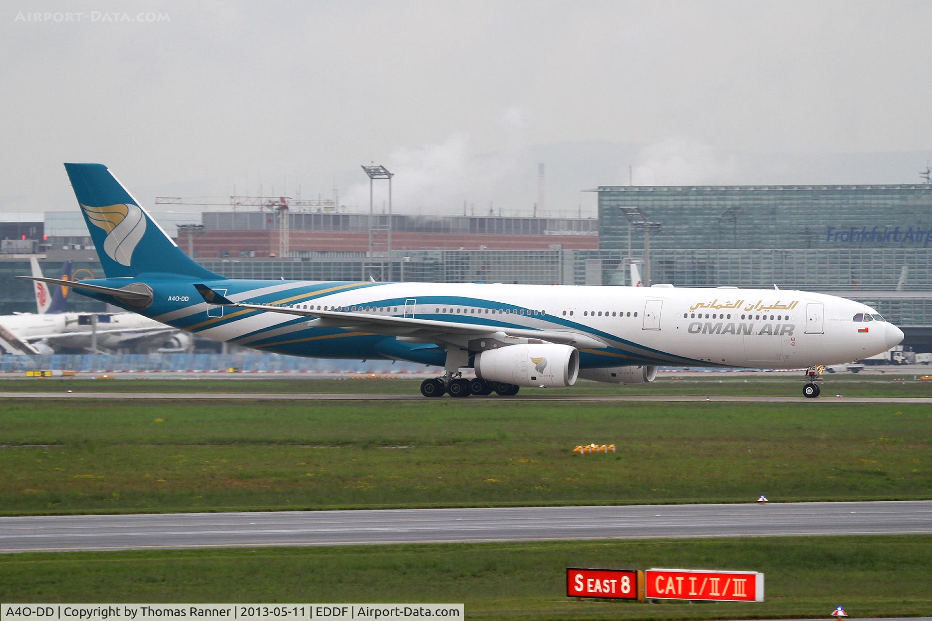 A4O-DD, 2009 Airbus A330-343X C/N 1063, Oman Air Airbus A330