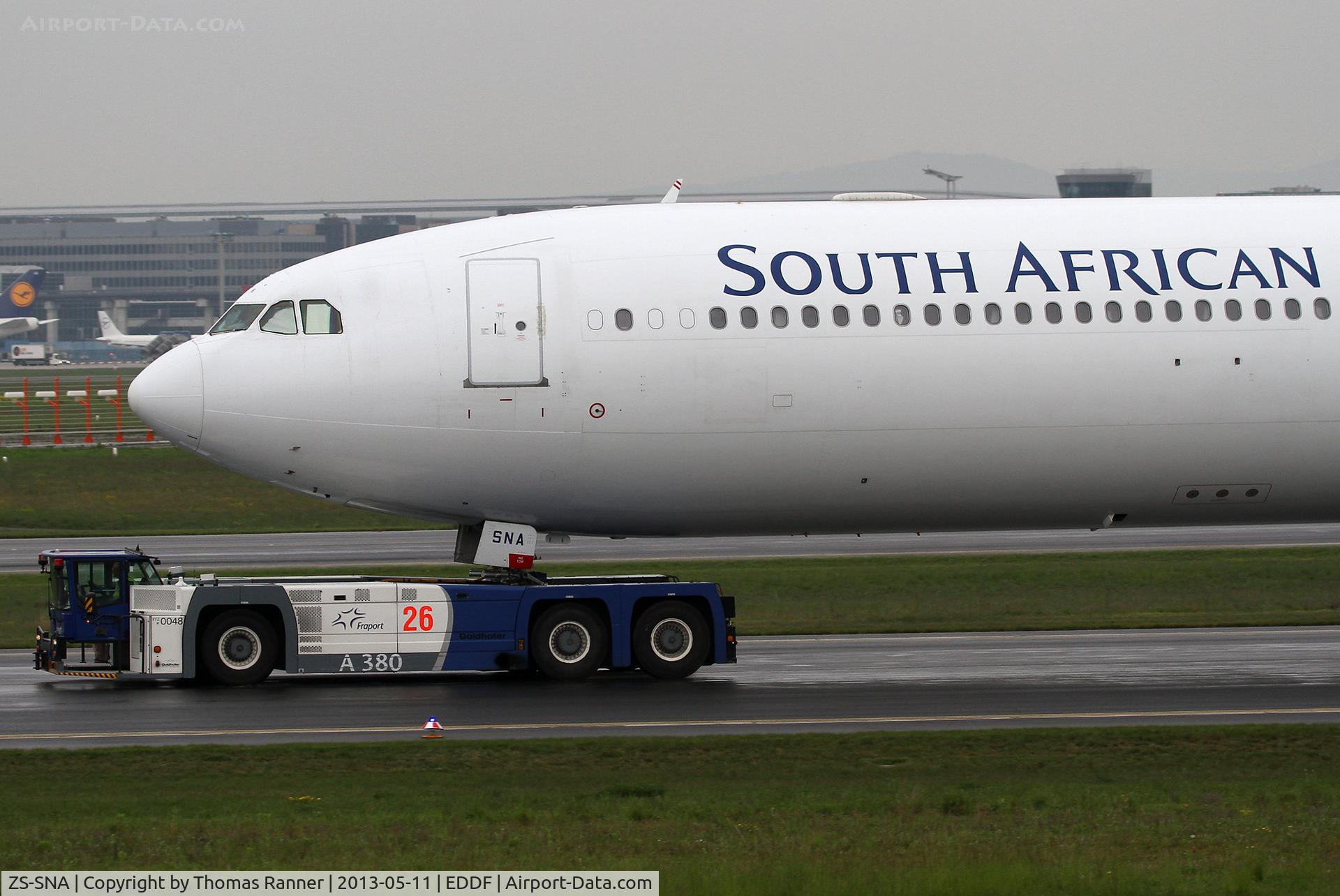 ZS-SNA, 2002 Airbus A340-642 C/N 410, South African Airways Airbus A340