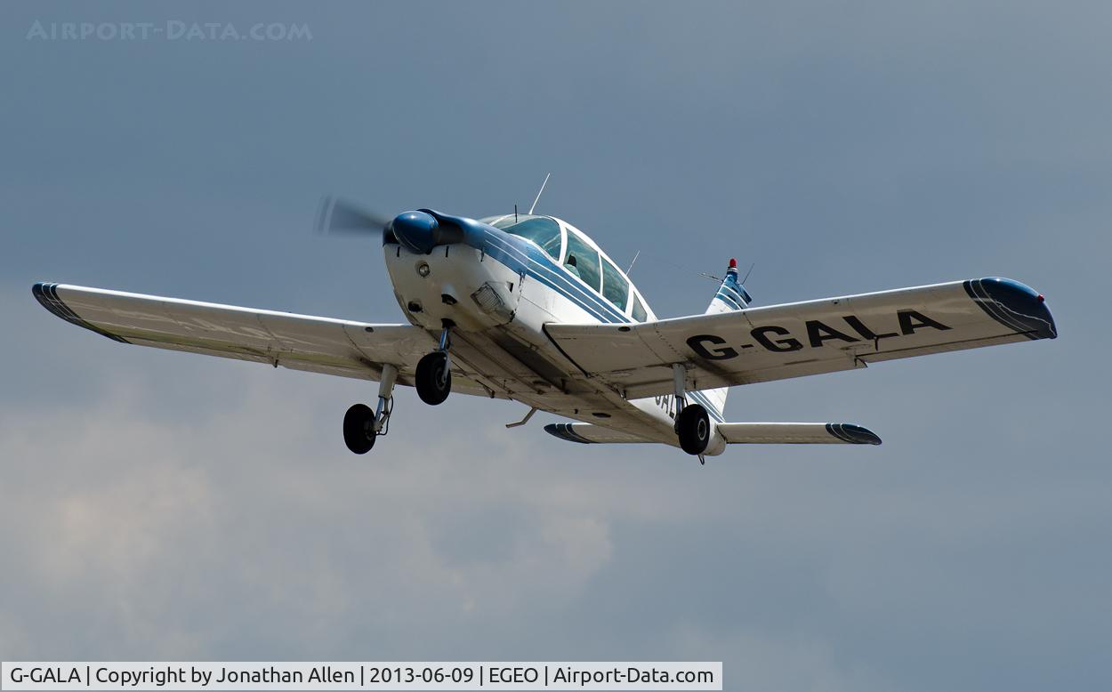 G-GALA, 1970 Piper PA-28-180 Cherokee E C/N 28-5794, Departing from Oban Airport (North Connel).