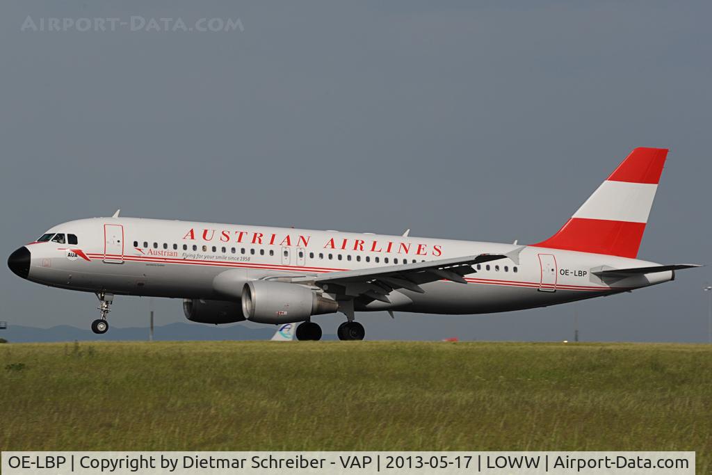OE-LBP, 1998 Airbus A320-214 C/N 797, Austrian Ailrines Airbus 320