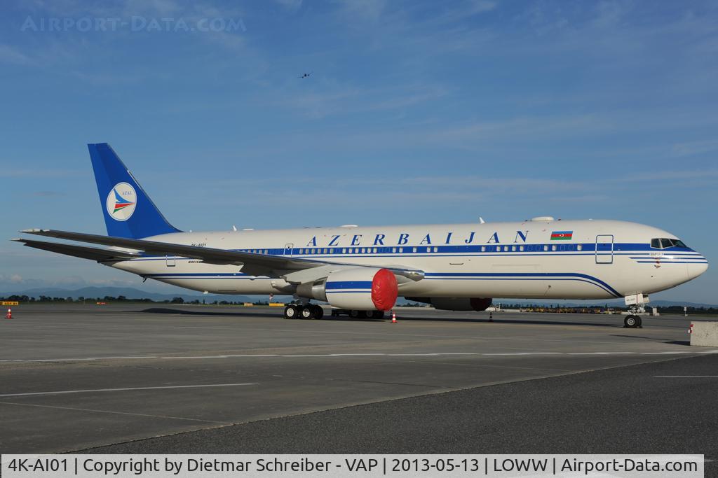 4K-AI01, 2010 Boeing 767-32L/ER C/N 40342, Azerbaijan Boeing 767-300
