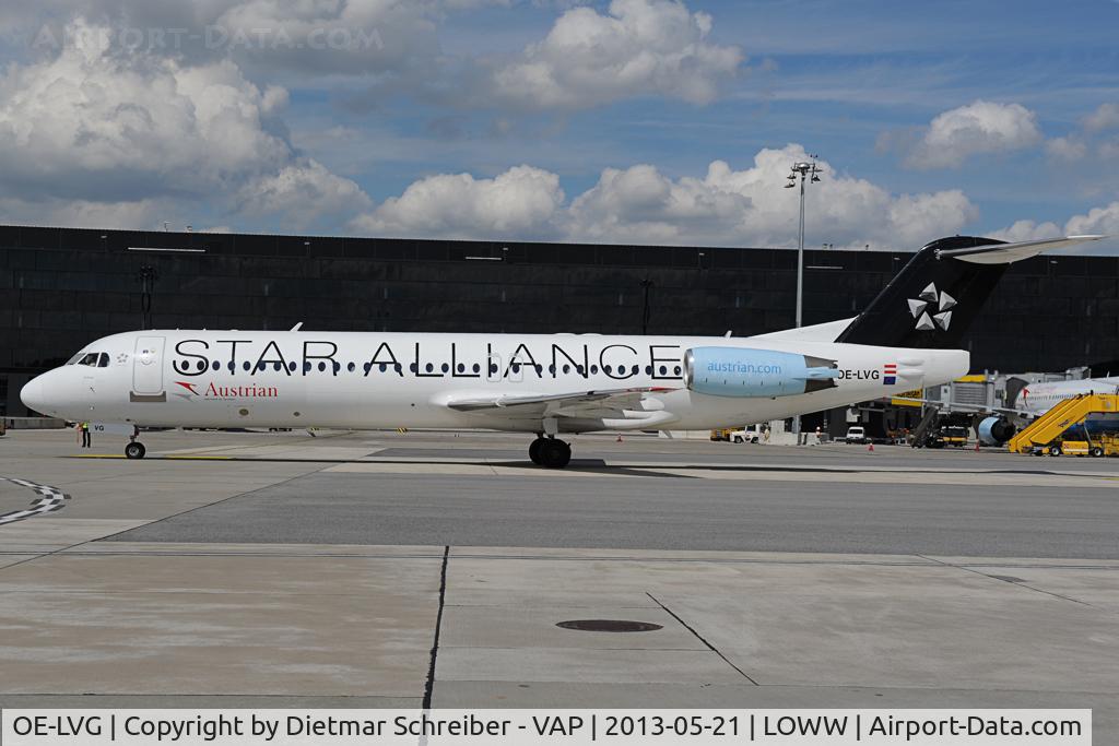 OE-LVG, 1994 Fokker 100 (F-28-0100) C/N 11520, Austrian Fokker 100