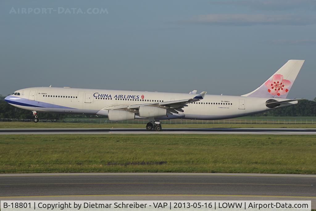 B-18801, 2001 Airbus A340-313 C/N 402, China Airlines Airbus 340-300
