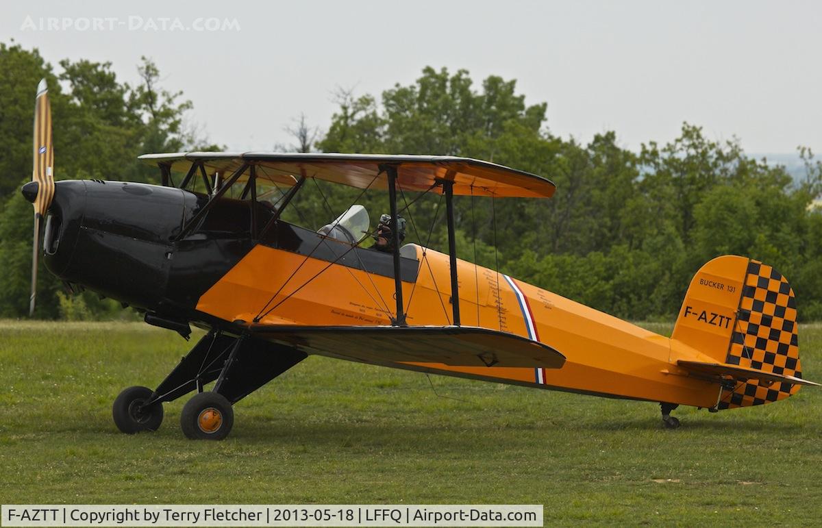 F-AZTT, CASA 1-131E Jungmann C/N 2241, at 2013 Airshow at La Ferte Alais , Paris , France