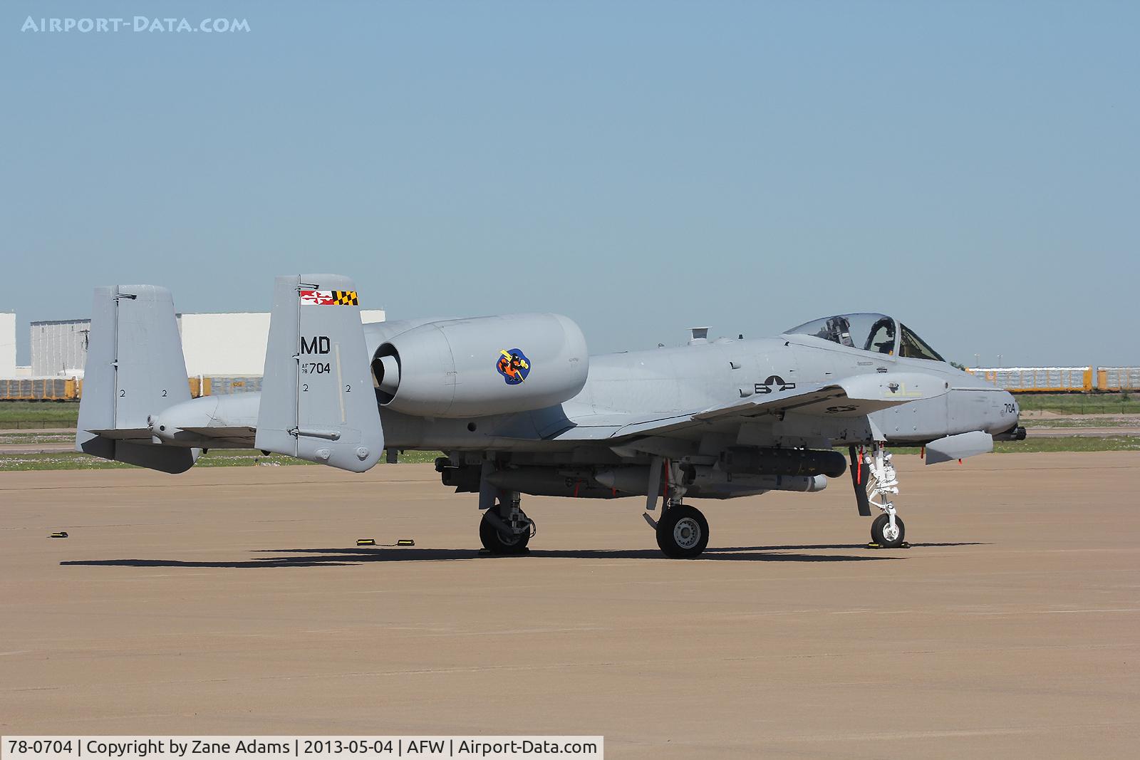 78-0704, 1978 Fairchild Republic A-10C Thunderbolt II C/N A10-0324, At Alliance Airport - Fort Worth, TX