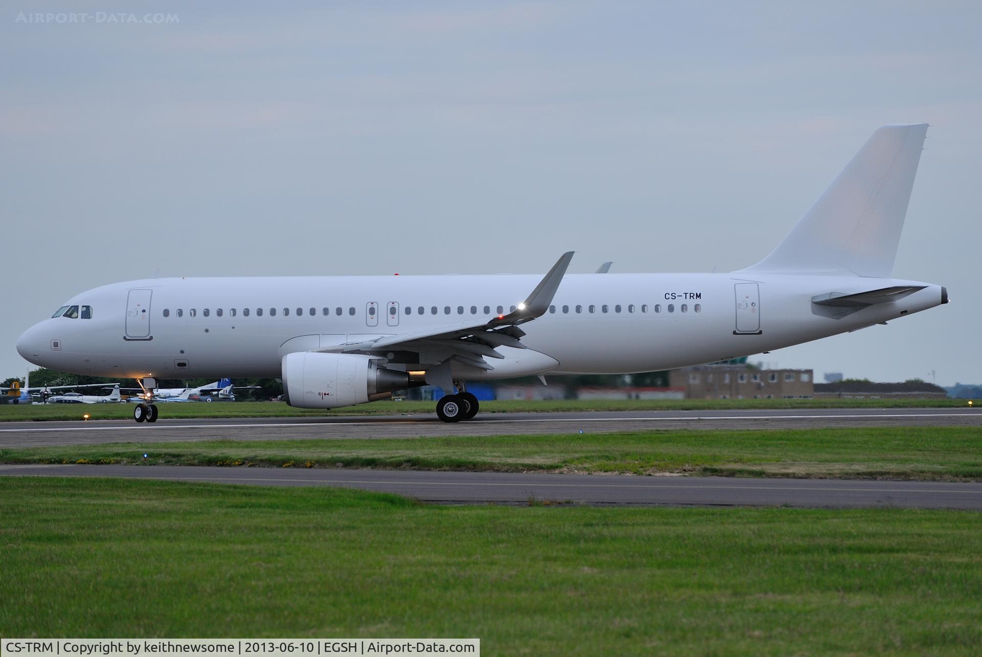 CS-TRM, 2013 Airbus A320-214 C/N 5642, New A320 arriving for spray to Orbest colour scheme !