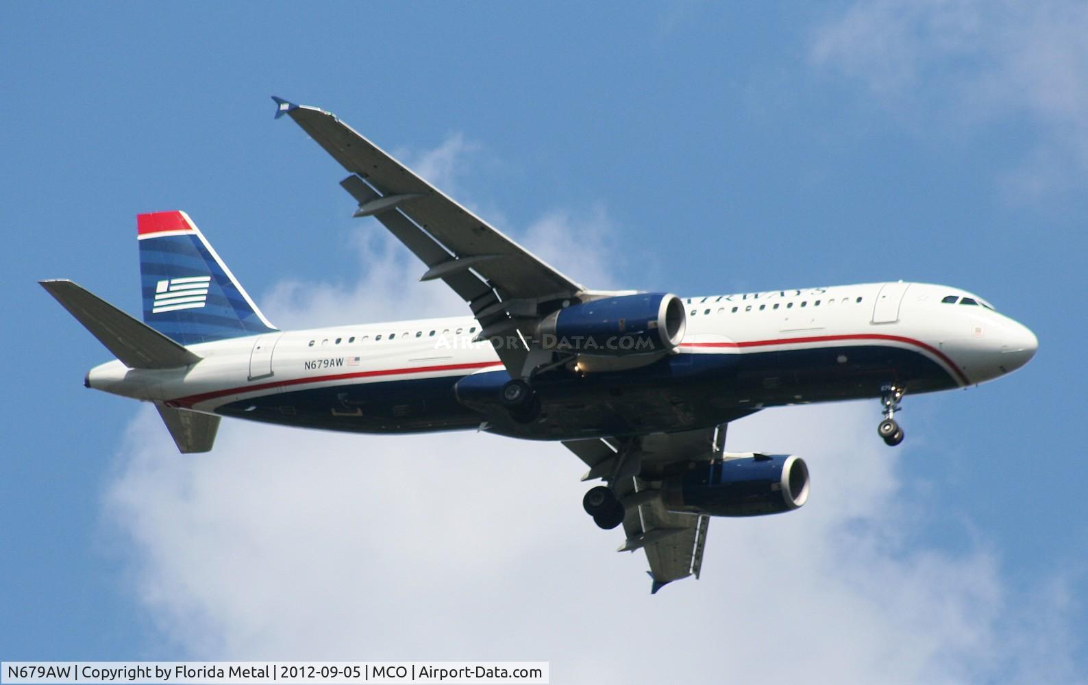 N679AW, 2005 Airbus A320-232 C/N 2613, US Airways A320