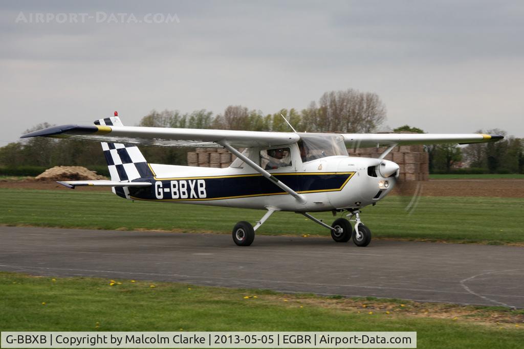 G-BBXB, 1974 Reims FRA150L Aerobat C/N 0236, Reims FRA150L Aerobat (modified) at The Real Aeroplane Club's May-hem Fly-In, Breighton Airfield, May 2013.