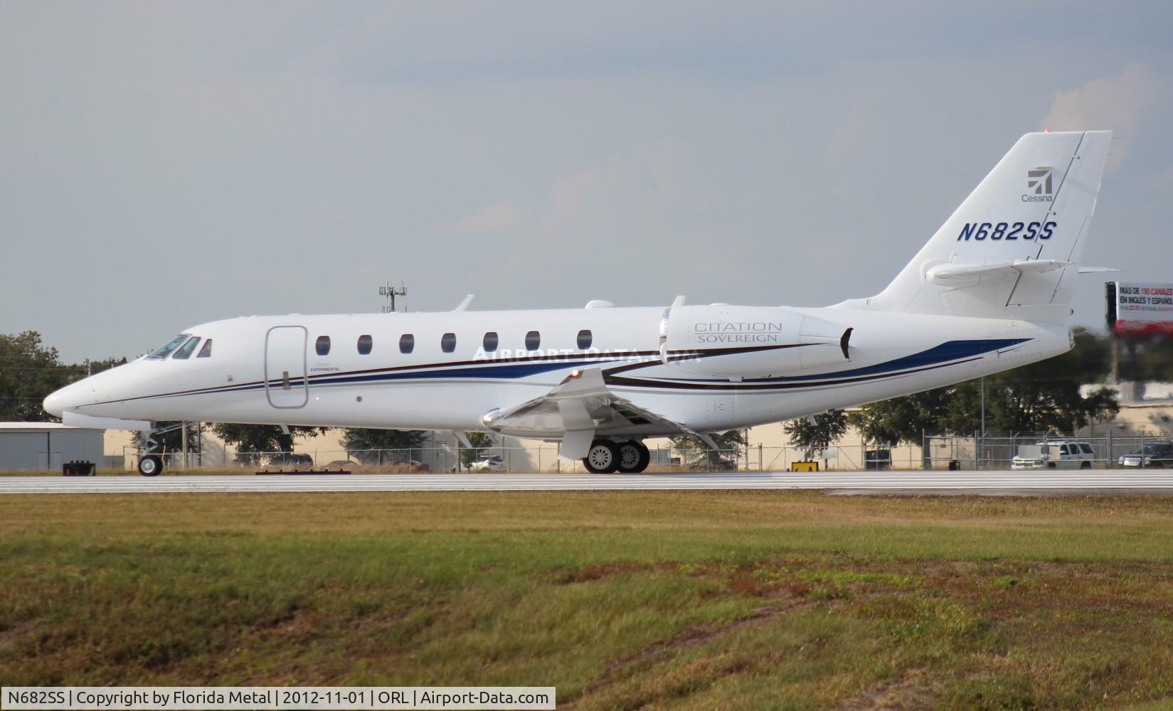 N682SS, 2012 Cessna 680A Citation Latitude C/N 680A-0502, Citation Latitude departing NBAA