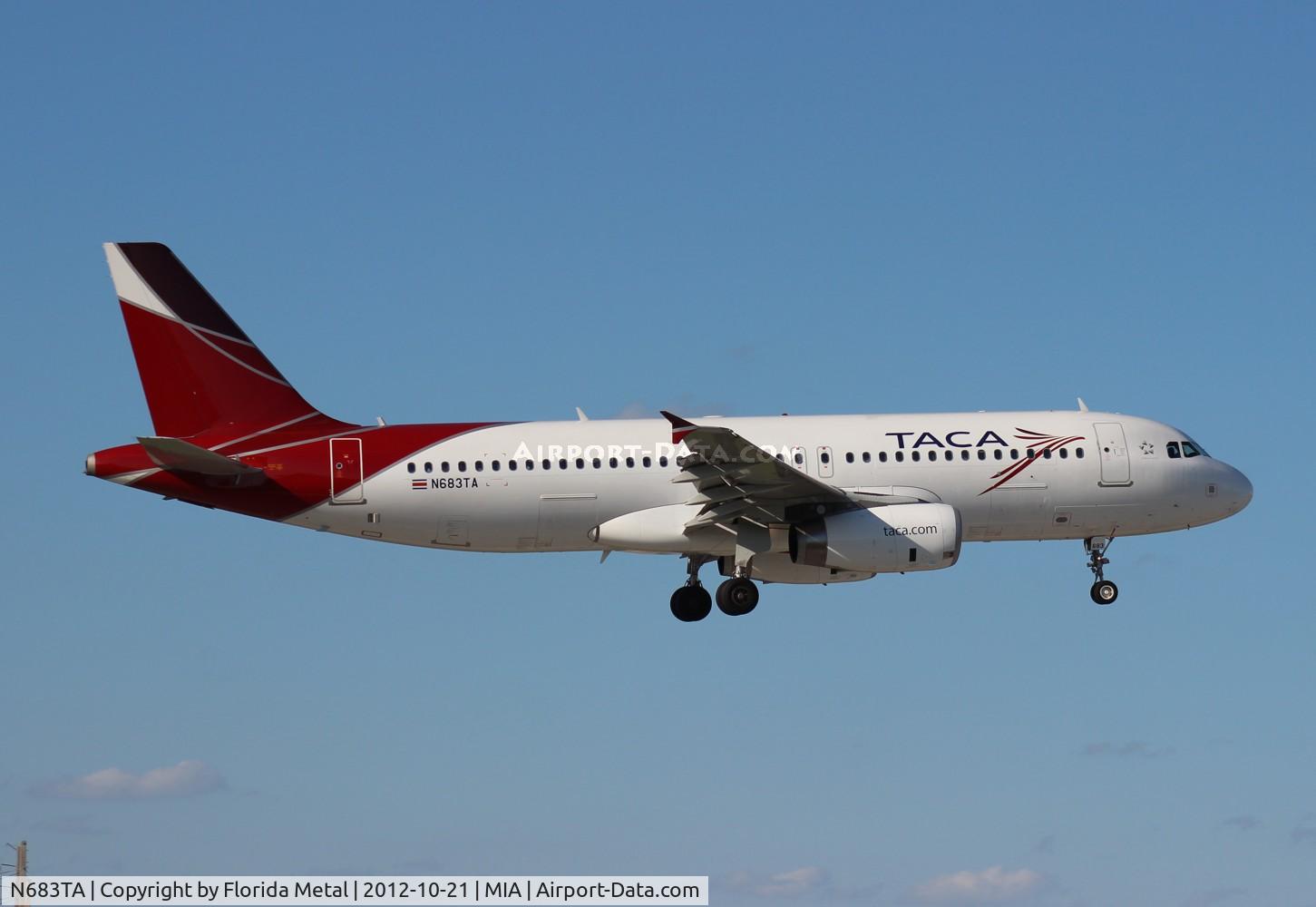 N683TA, 2011 Airbus A320-233 C/N 4906, Taca A320