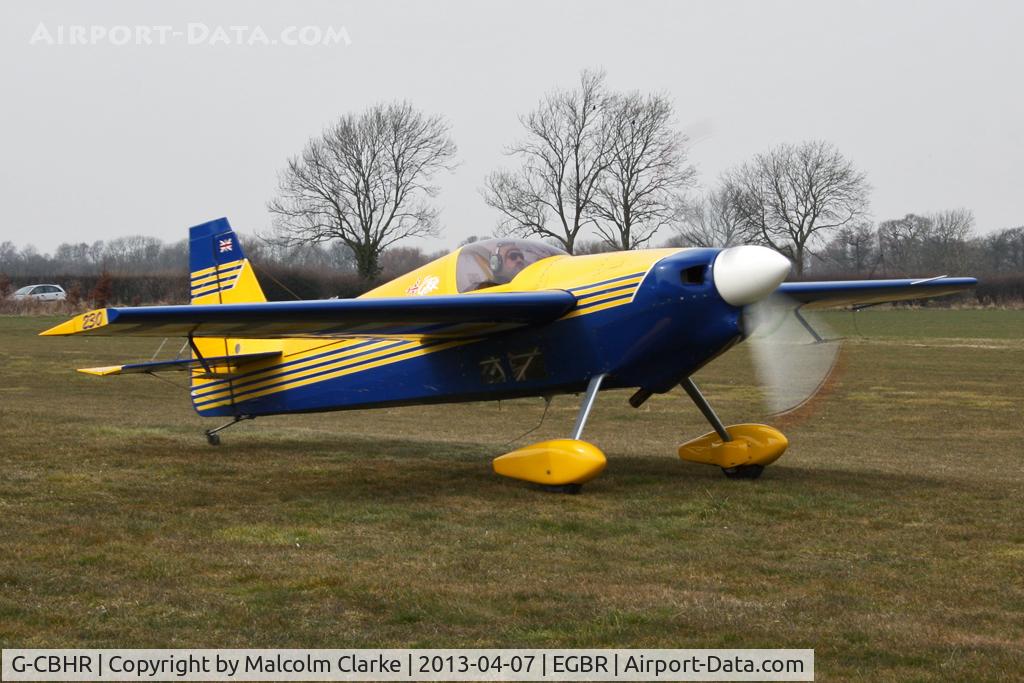 G-CBHR, 1993 Stephens Akro Laser Z200 C/N Q056, Laser Z200 at The Real Aeroplane Club's Spring Fly-In, Breighton Airfield, April 2013.