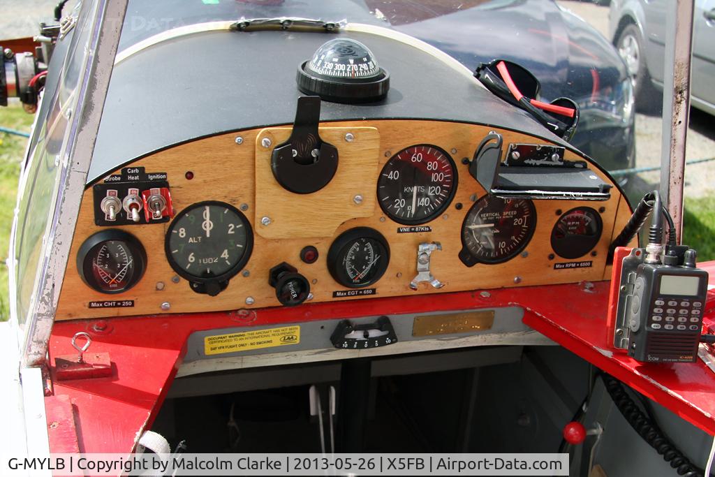 G-MYLB, 1993 Team Mini-Max 91 C/N PFA 186-12419, Team Mini-Max 91, Fishburn Airfield, May 2013.