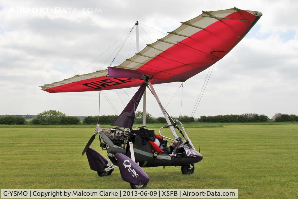G-YSMO, 2004 Mainair Pegasus Quik C/N 8049, Mainair Sports Pegesus Quik, Fishburn Airfield, June 2013.