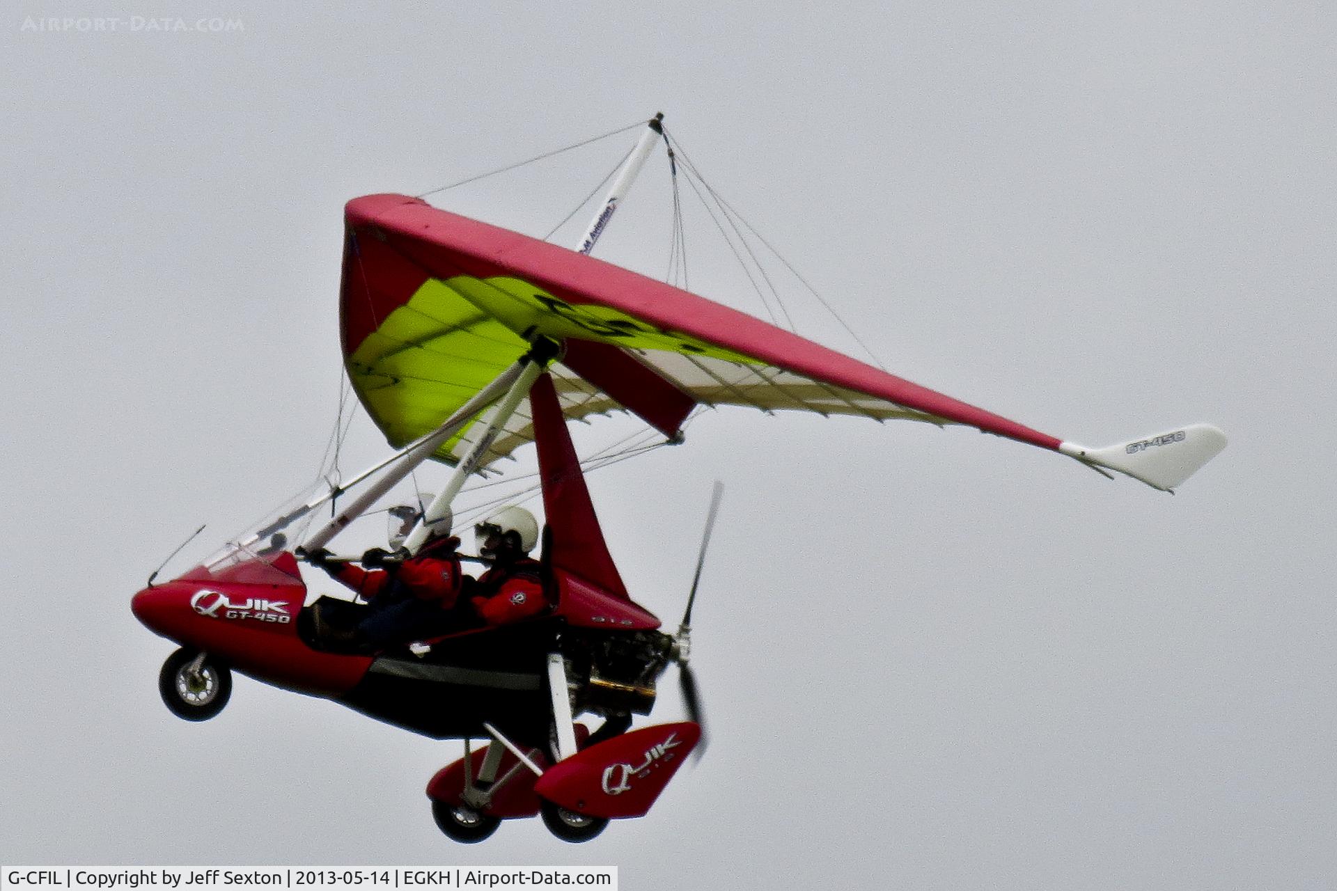 G-CFIL, 2008 P&M Aviation Quik GT450 C/N 8394, Airborne from EGKH