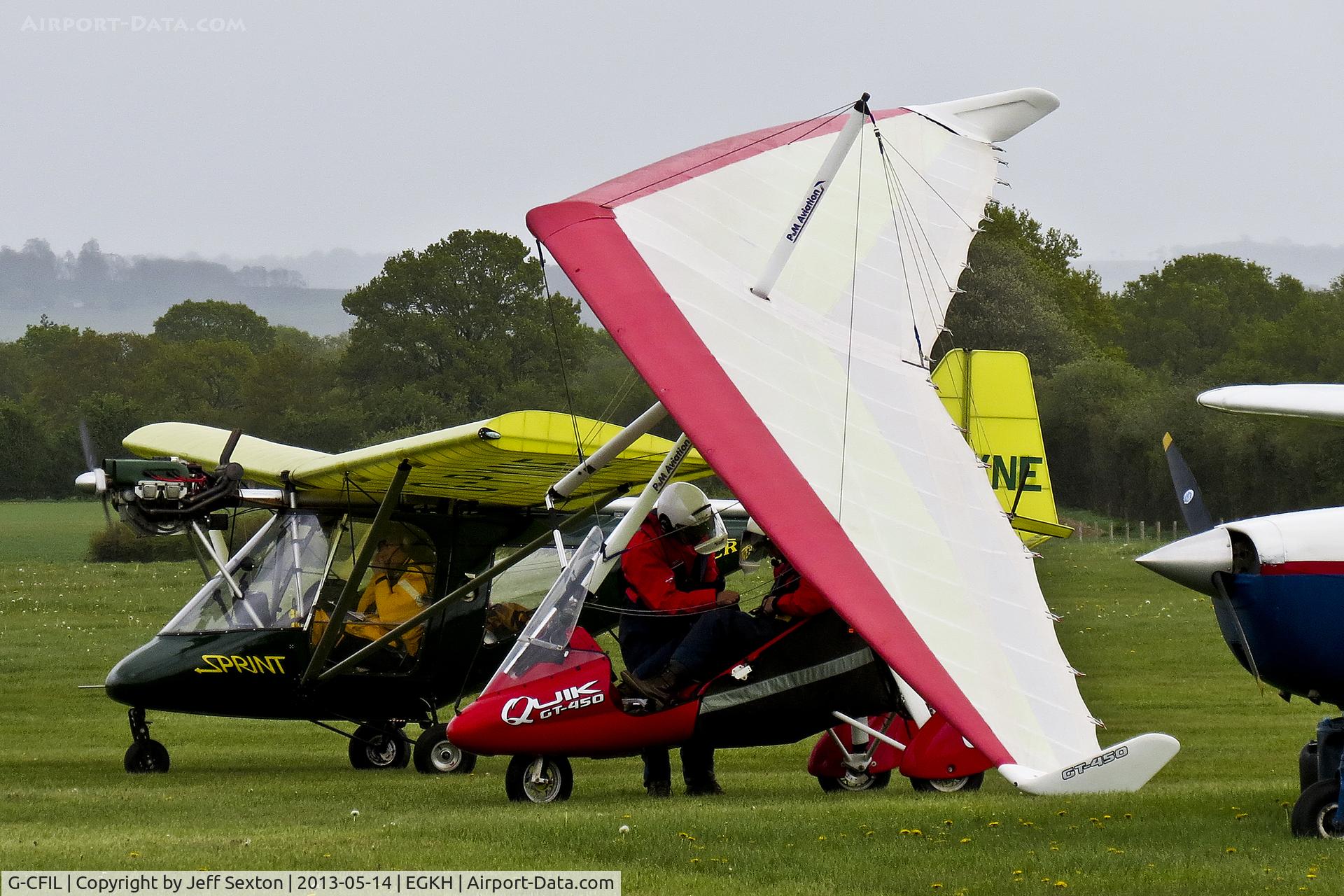 G-CFIL, 2008 P&M Aviation Quik GT450 C/N 8394, Pre-Flight Checks