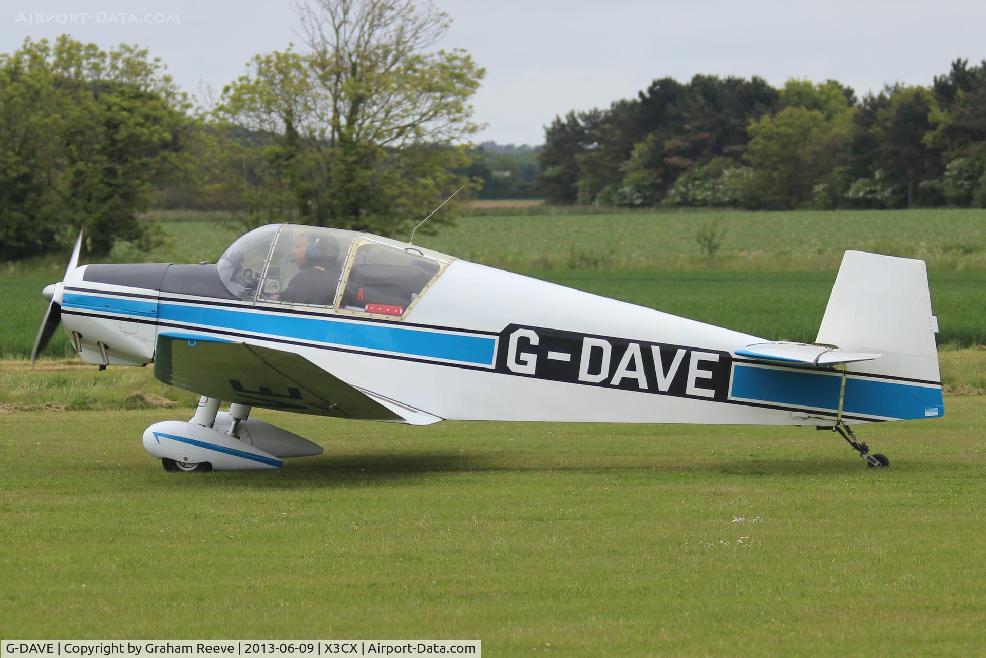 G-DAVE, 1957 Jodel D-112 C/N 667, About to depart.