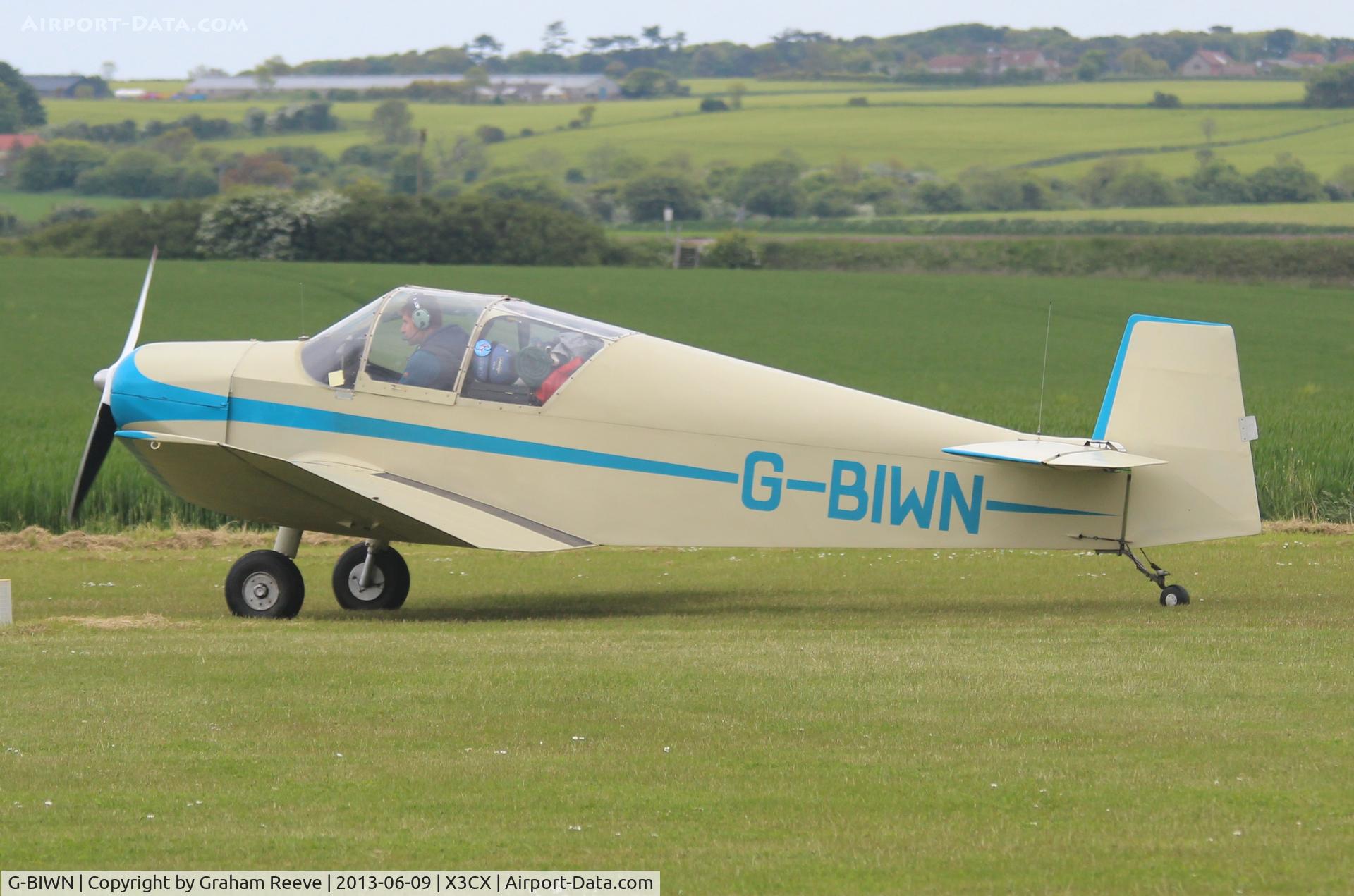 G-BIWN, 1966 Jodel D-112 C/N 1314, About to depart.