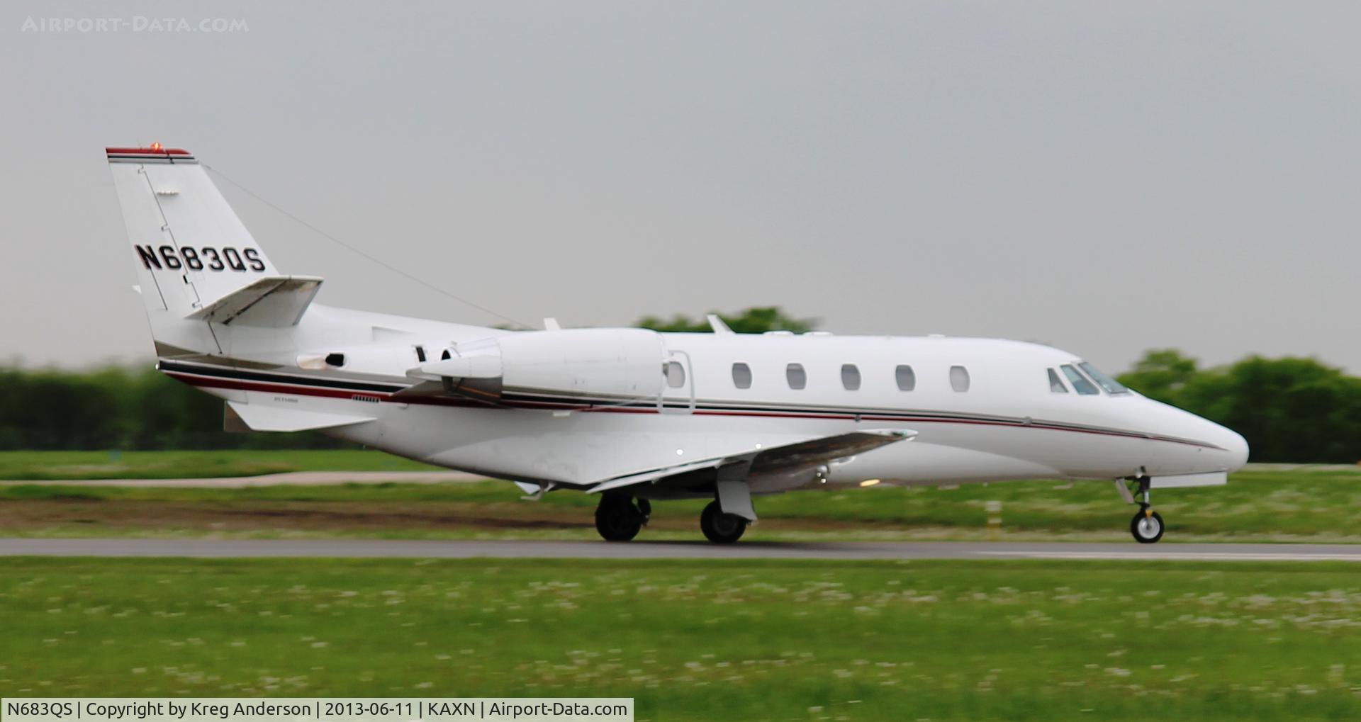 N683QS, 2006 Cessna 560XL Citation XLS C/N 560-5643, Cessna 560XL Citation Excel departing runway 31.