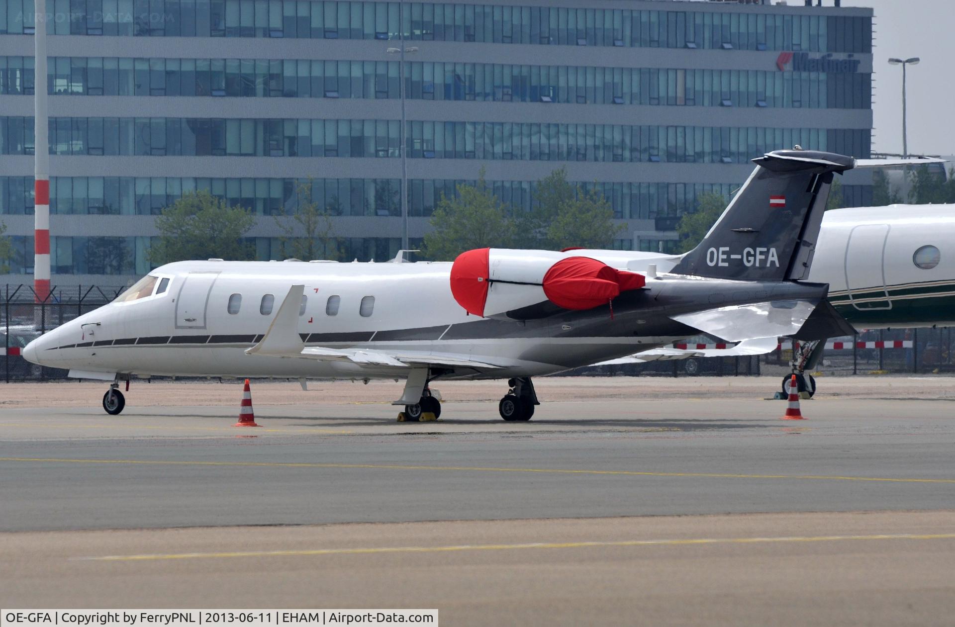 OE-GFA, 2001 Learjet 60 C/N 60-214, This Learjet 60 is now in AMS with Bombardier for weeks.