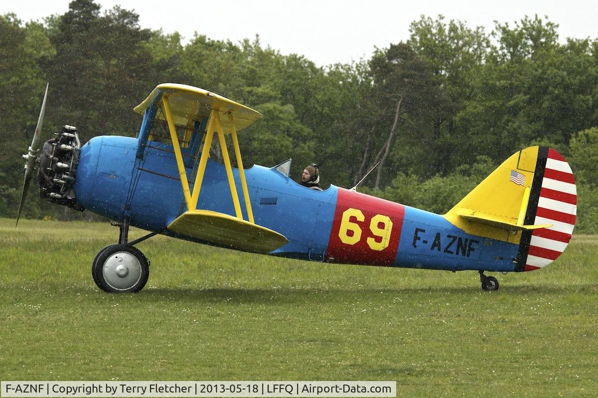 F-AZNF, Naval Aircraft Factory N3N-3 C/N 2909, At 2013 Airshow at La Ferte Alais , Paris, France