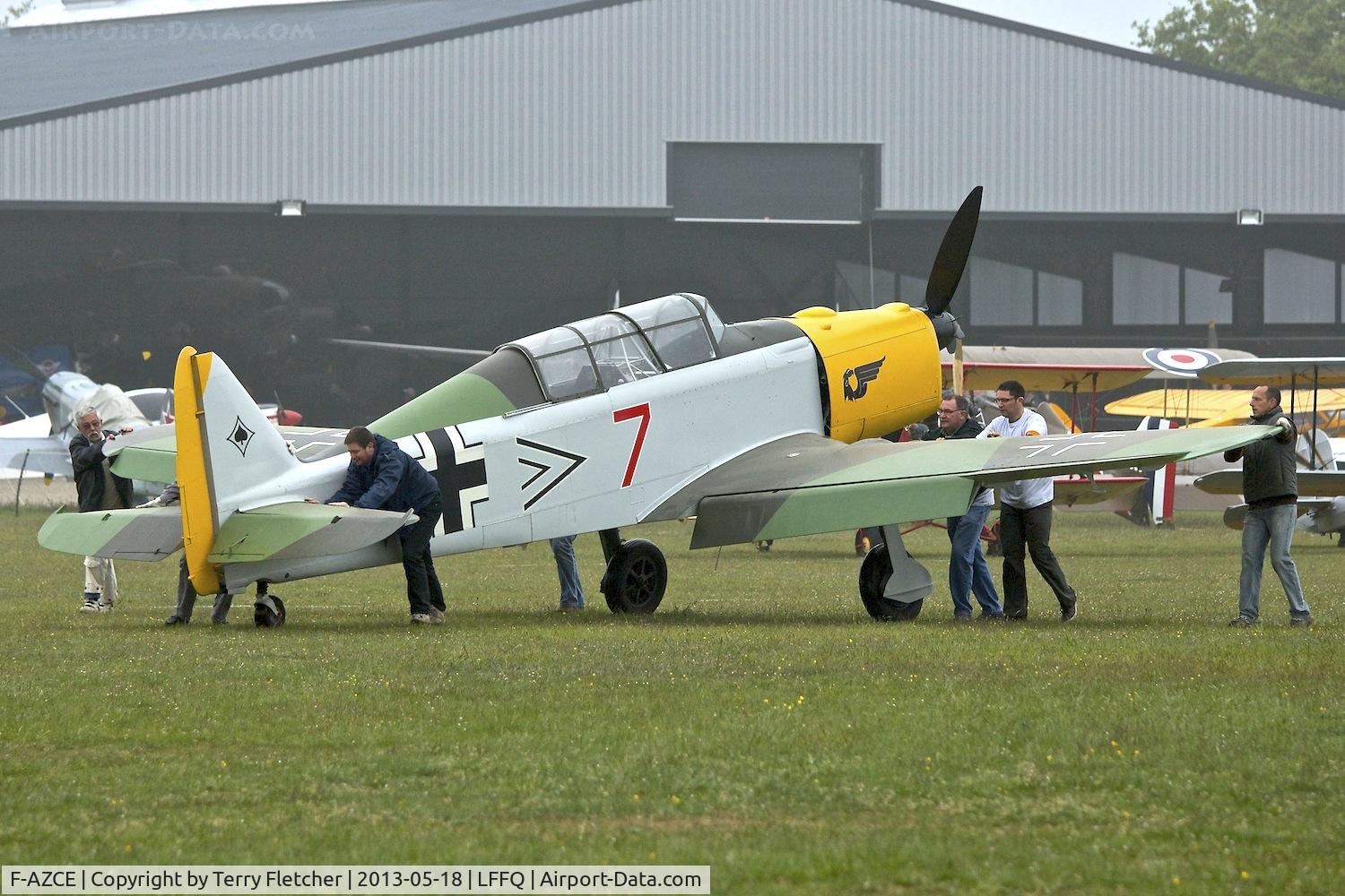 F-AZCE, Pilatus P2-06 C/N 72, At 2013 Airshow at La Ferte Alais , Paris, France