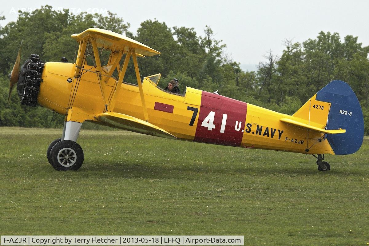 F-AZJR, 1942 Boeing-Stearman PT-13D (E75) C/N 75-5656, At 2013 Airshow at La Ferte Alais , Paris, France