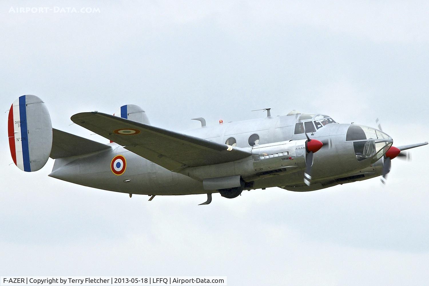F-AZER, Dassault MD-311 Flamant C/N 276, At 2013 Airshow at La Ferte Alais , Paris, France