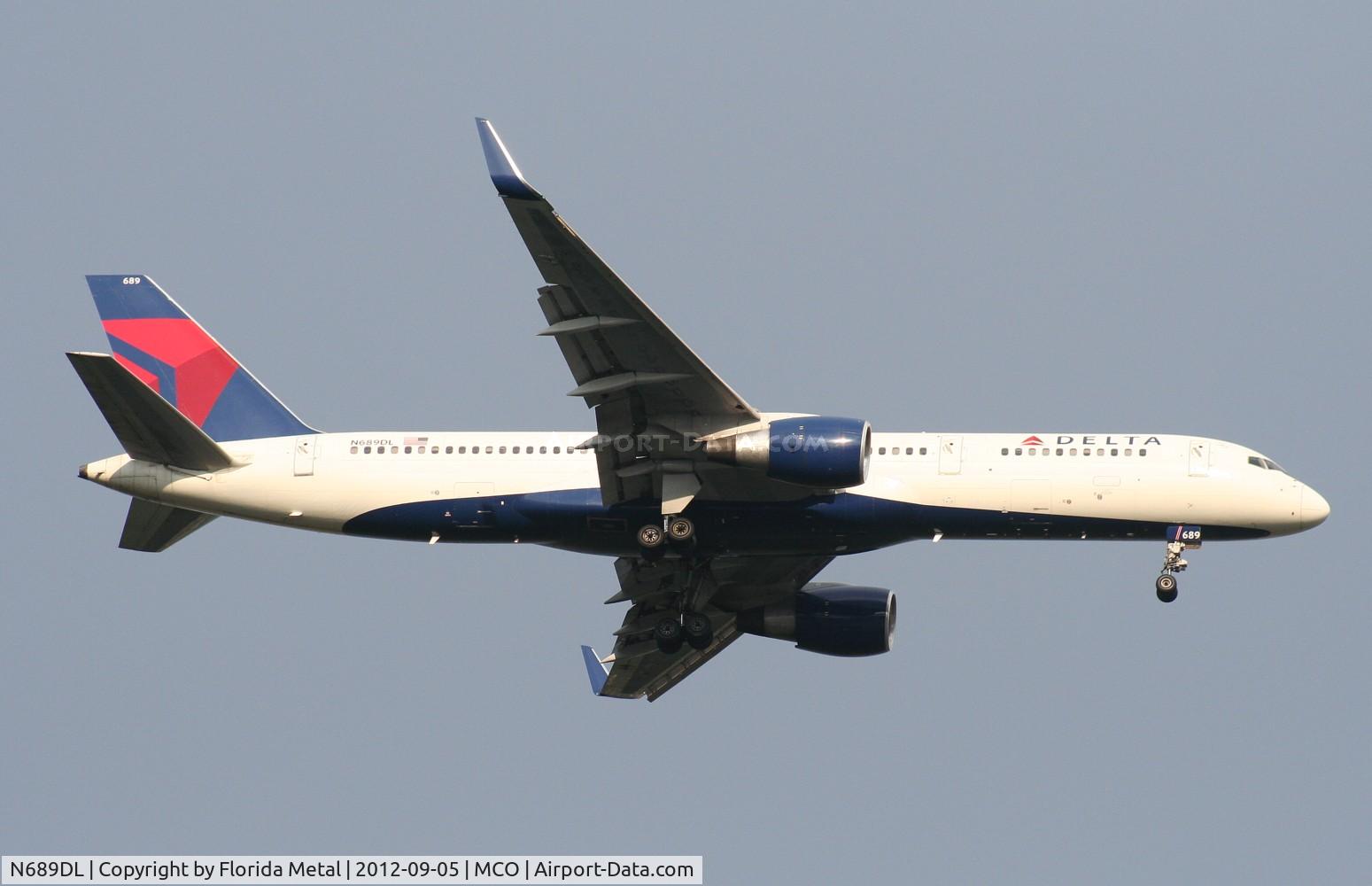 N689DL, 1998 Boeing 757-232 C/N 27172, Delta 757