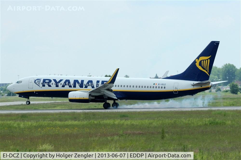 EI-DCZ, 2004 Boeing 737-8AS C/N 33815, Touch down on rwy 26L...