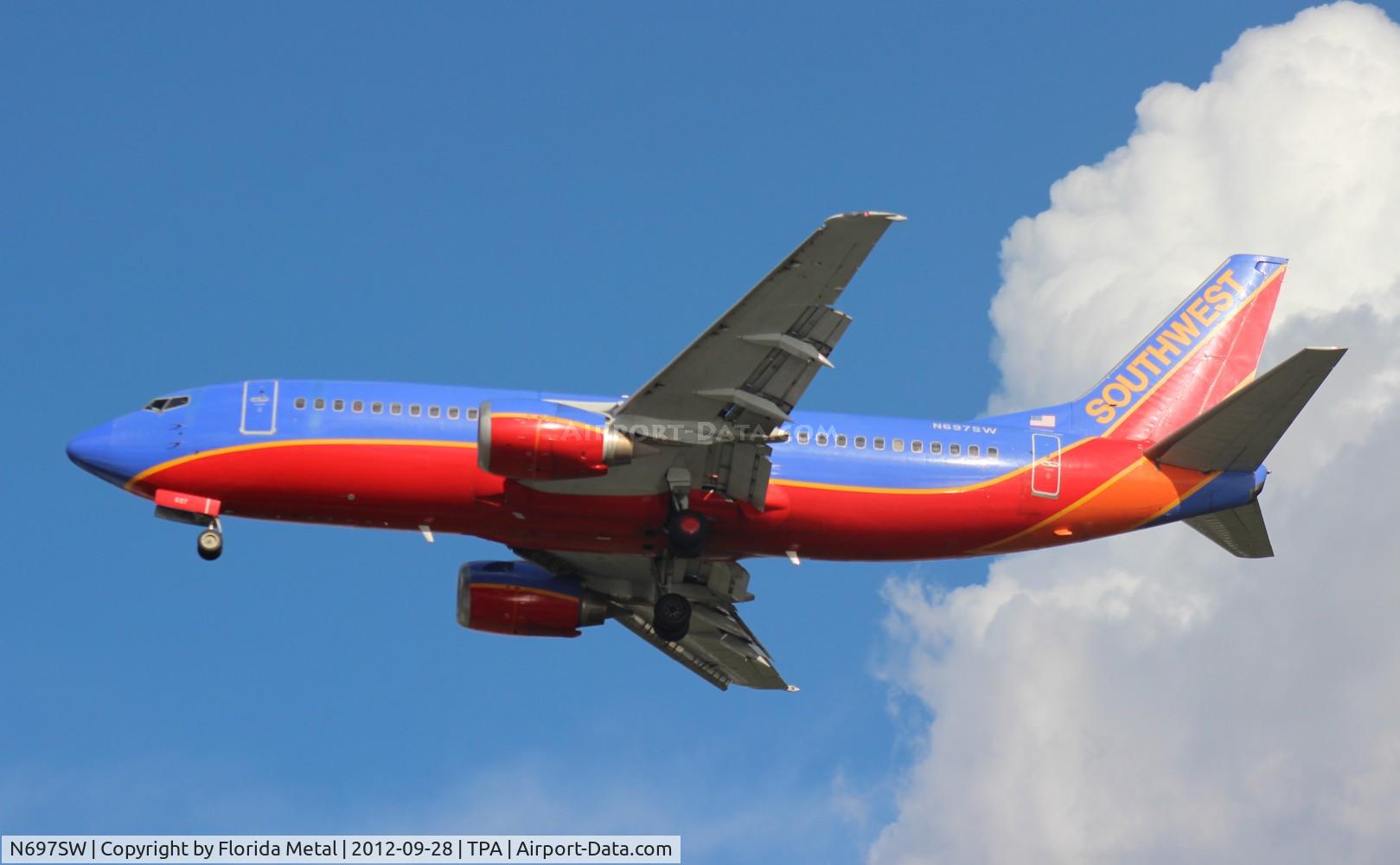 N697SW, 1988 Boeing 737-3TO C/N 23838, Southwest 737