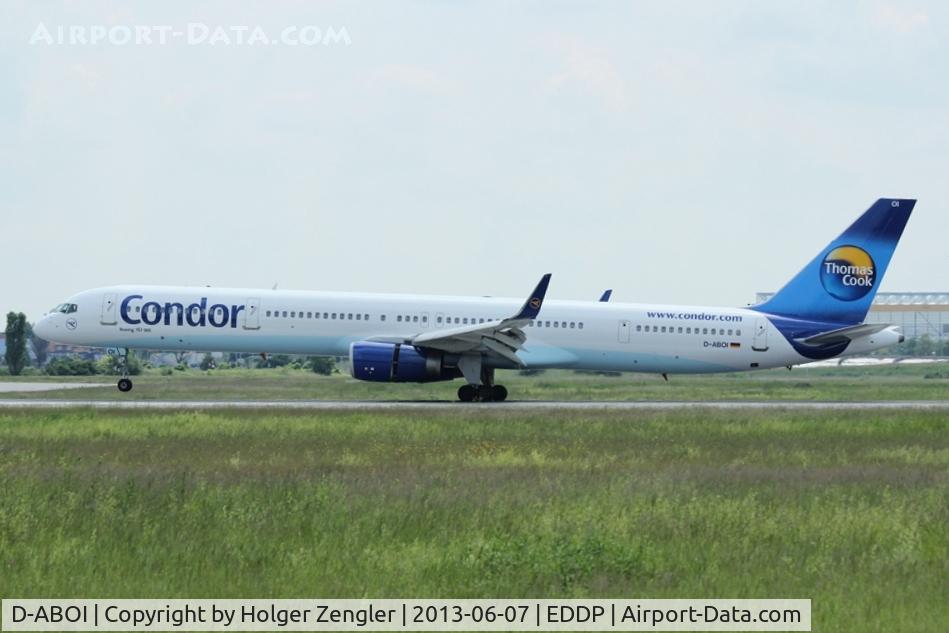 D-ABOI, 2000 Boeing 757-330 C/N 29018, Arrival from AYT on rwy 08L...