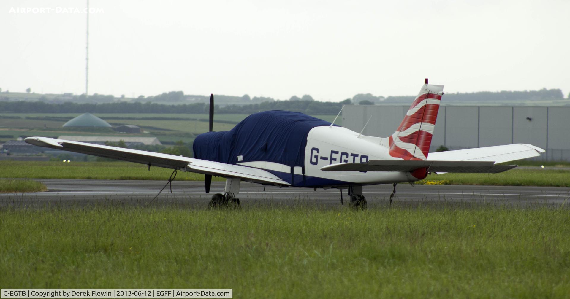 G-EGTB, 1978 Piper PA-28-161 Cherokee Warrior II C/N 28-7816074, Visiting Piper from Didcot.