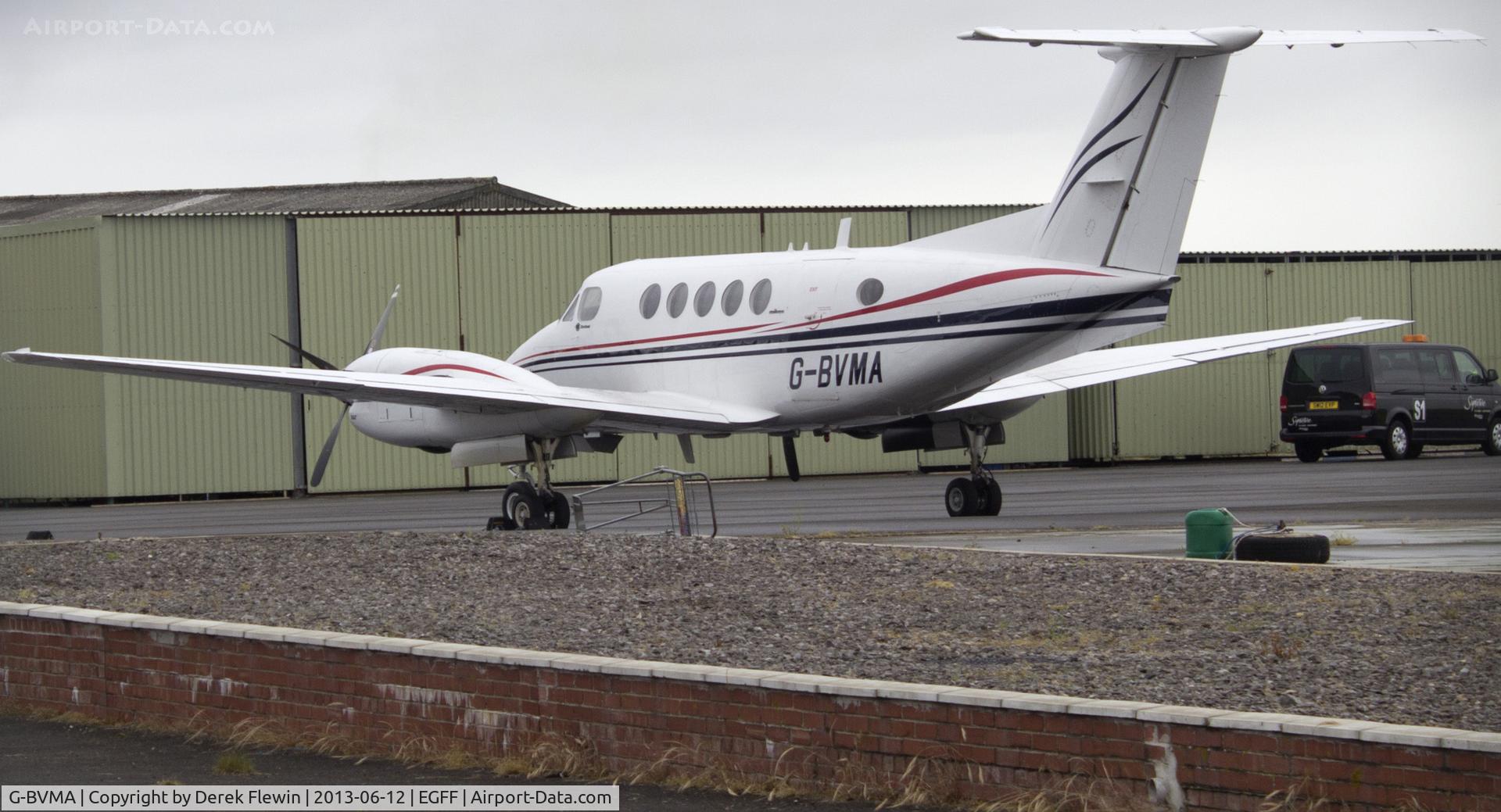G-BVMA, 1980 Beech 200 Super King Air C/N BB-797, EGFF resident.