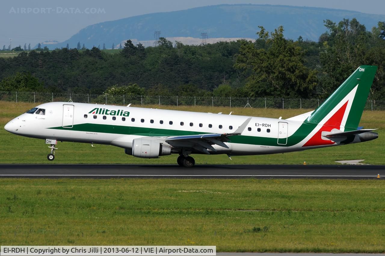 EI-RDH, 2012 Embraer 175LR (ERJ-170-200LR) C/N 17000339, Alitalia
