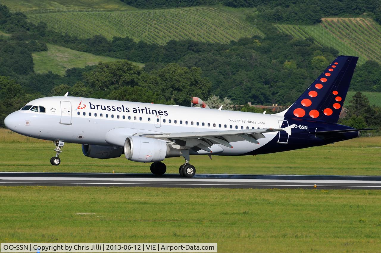 OO-SSN, 2003 Airbus A319-112 C/N 1963, Brussels Airlines