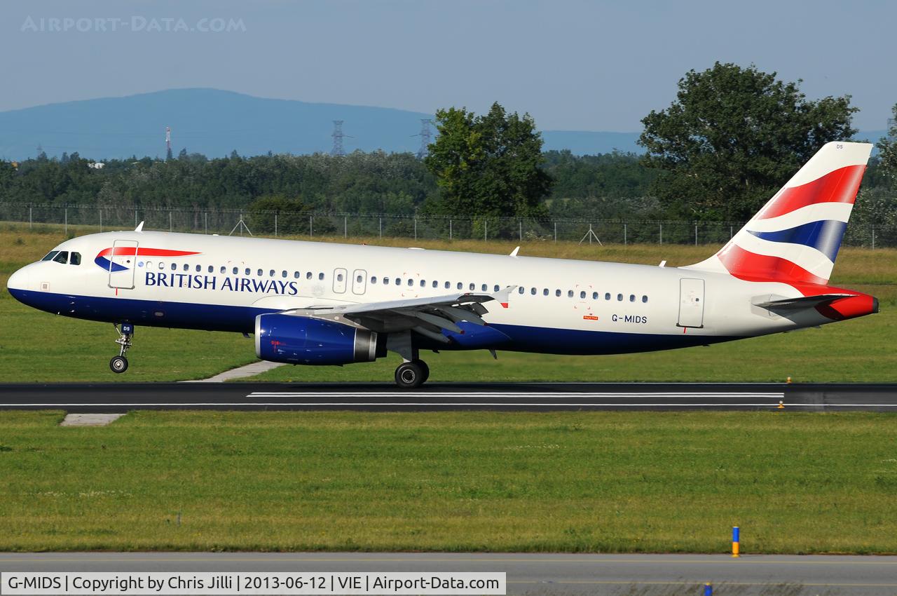 G-MIDS, 2001 Airbus A320-232 C/N 1424, British Airways